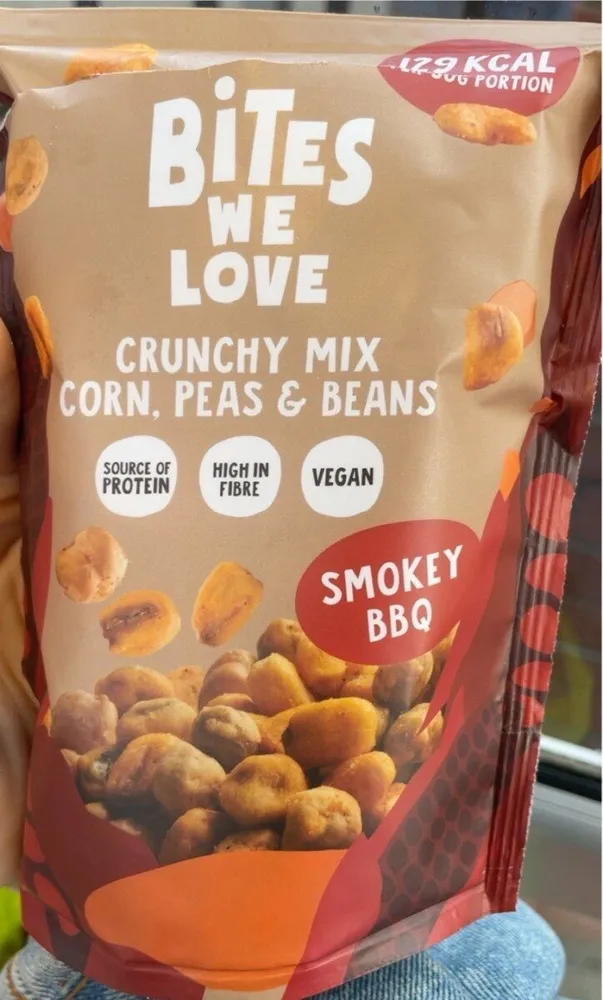 Crunchy mix corn peas beans