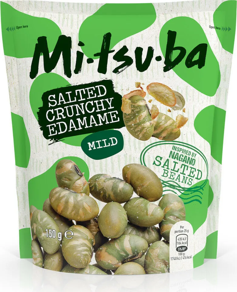 Salted crunchy edamame