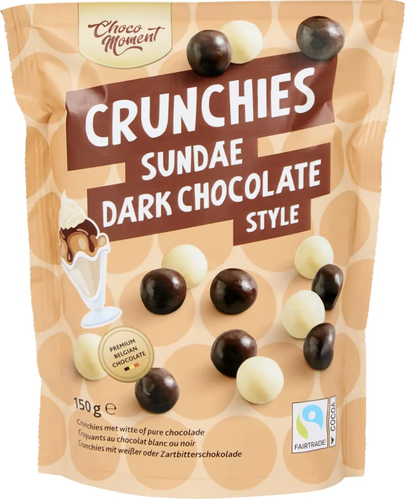 Crunchies sunday dark chocolate style