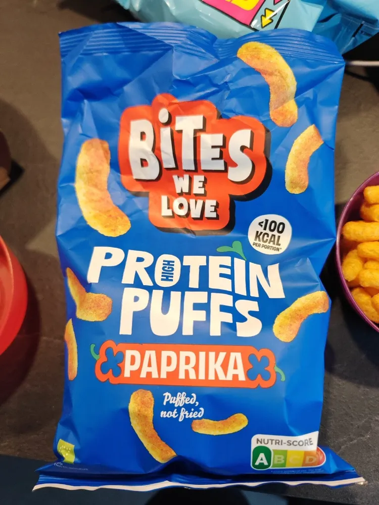 BitesWeLove protein puff paprika bio 75g