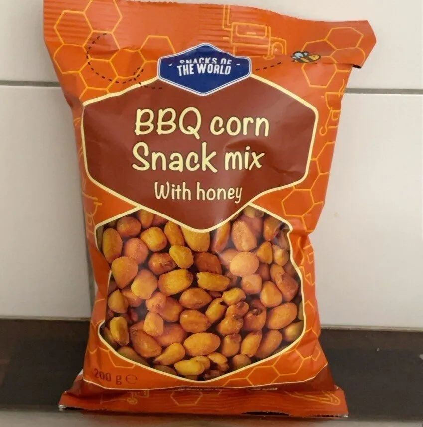 Bbq corn snack
