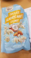 Chocolate almonds white coconut