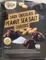 Dark chocolate peanuts sea salt cluster