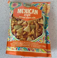 Mexican style spiced snack mix