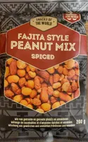 Fajita style peanut mix spiced
