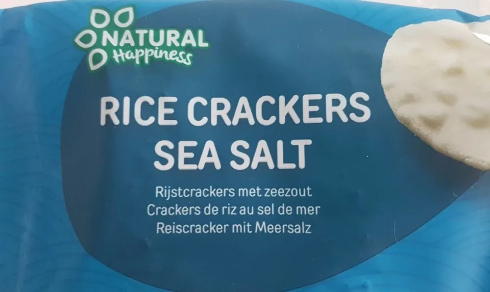 Crackers de riz au sel de mer