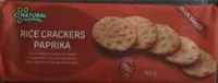 Rice crackers paprika