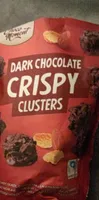 Dark chocolate cluster crispy