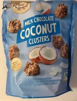 Milka chocolate coconut clusters