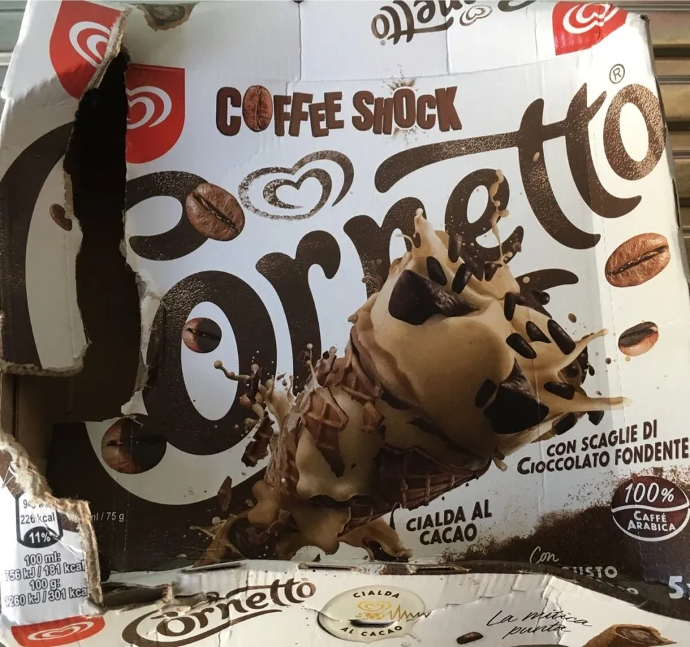 Cornetto coffee shock