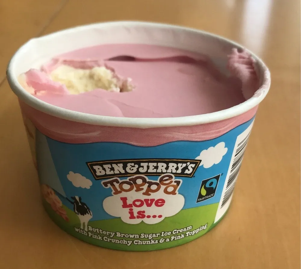 Ben & Jerry's Glace Mini Pot Topped Is Loved