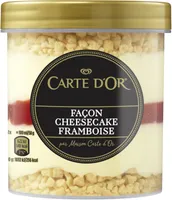 Carte D'or Glace en Pot Framboise Cheesecake