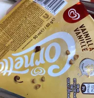 CORNETTO Cône Vanille avec des Pépites de Chocolat et Amandes 90ml x1
