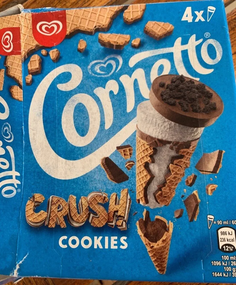 Cornetto crush cookie