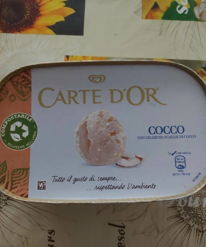 GELATO GUSTO COCCO