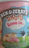 Ben & Jerry's Glace Pot Topped Love is