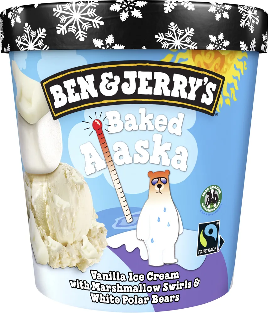 Ben & Jerry's Glace en Pot Baked Alaska 465ml