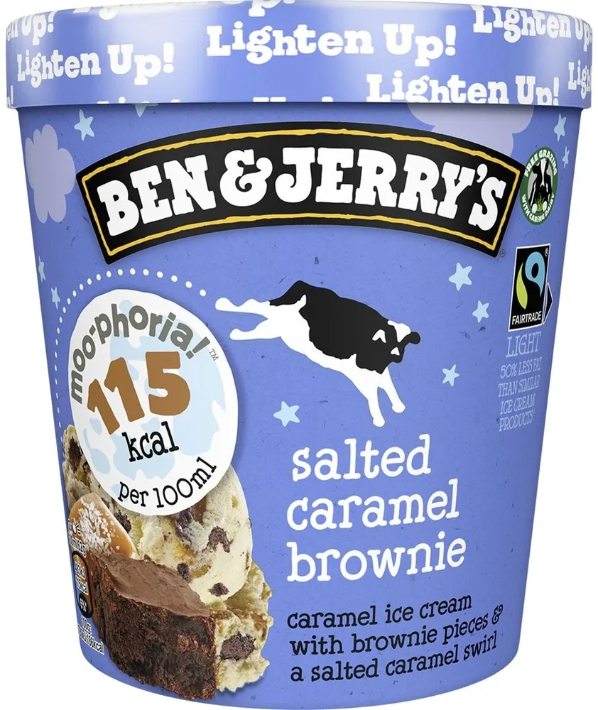Moo-phoria Salted Caramel Brownie