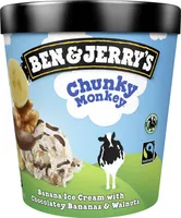 Ben & Jerry's Crème Glacée en Pot Chunky Monkey 465ml