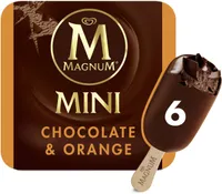 Magnum Mini Batonnets Glace Chocolat & Orange x6