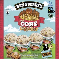 BEN & JERRY'S Glace Mini Pots Cone Together 4x100ml