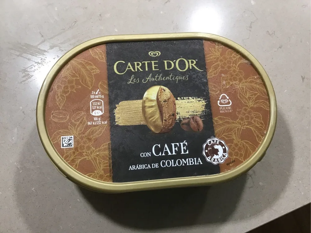 Helado de café