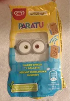 Sandwich de galleta con helado sabor chicle (MINION)