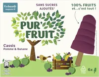 Bâtonnet Cassis Pomme et Banane