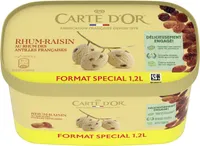 CARTE D'OR Glace Crème Glacée Rhum-Raisin 1200ml