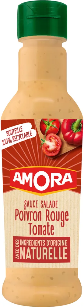 Amora Sauce Salade Poivron Rouge Tomate 210ml