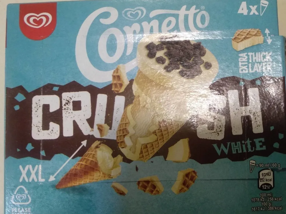Cornetto Crush White