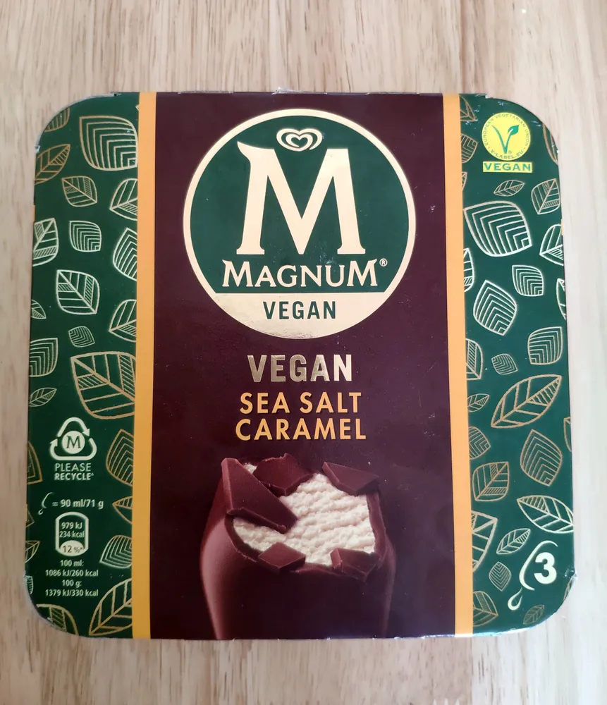 Vegan sea salt caramel