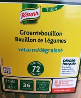 Groentebouillon / Bouillon de Légumes vetarm/dégraissé