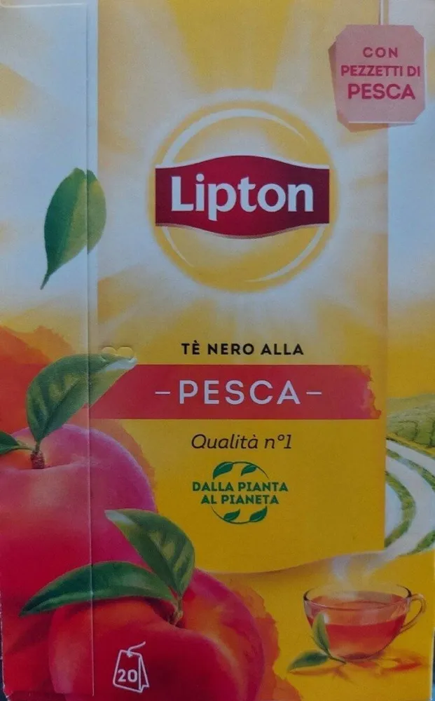 Tè nero alla pesca