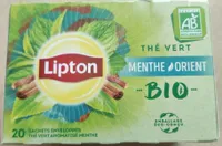 Thé Vert Bio Menthe Orient 20 Sachets