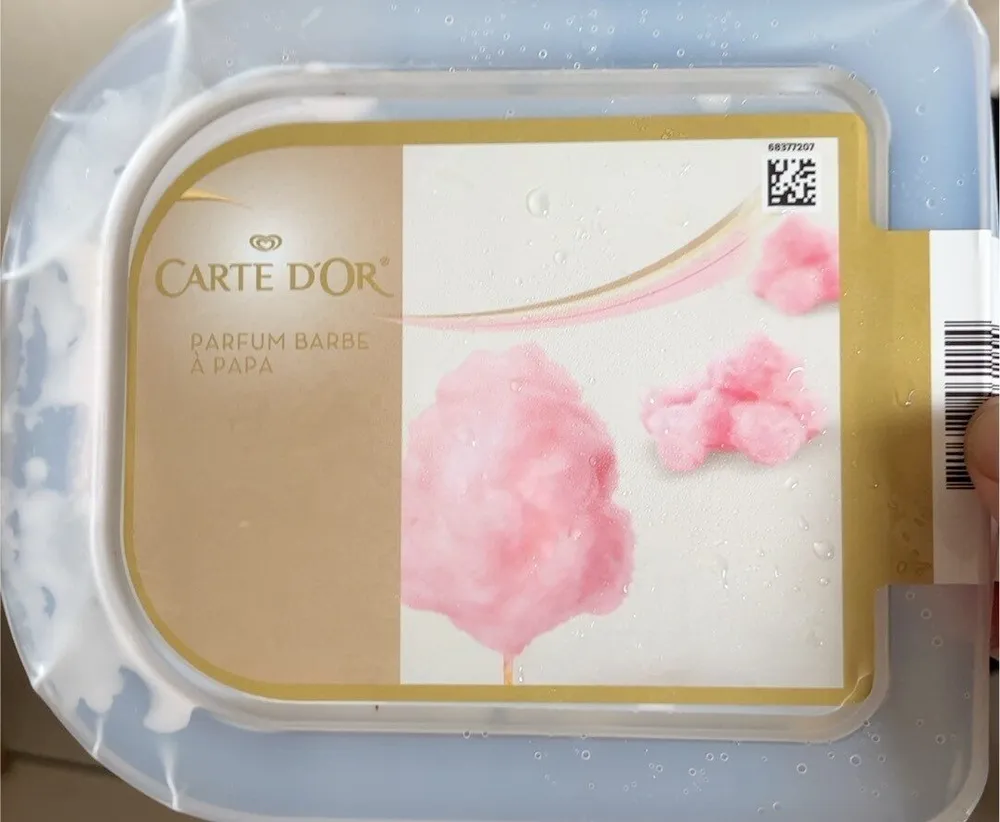 Glace barbe a papa