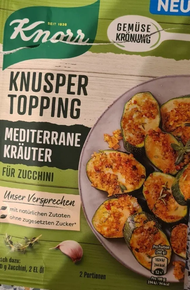 Knorr Knusper Toping -Zucchini-