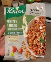 Weizen Linsen spirelli meditteran