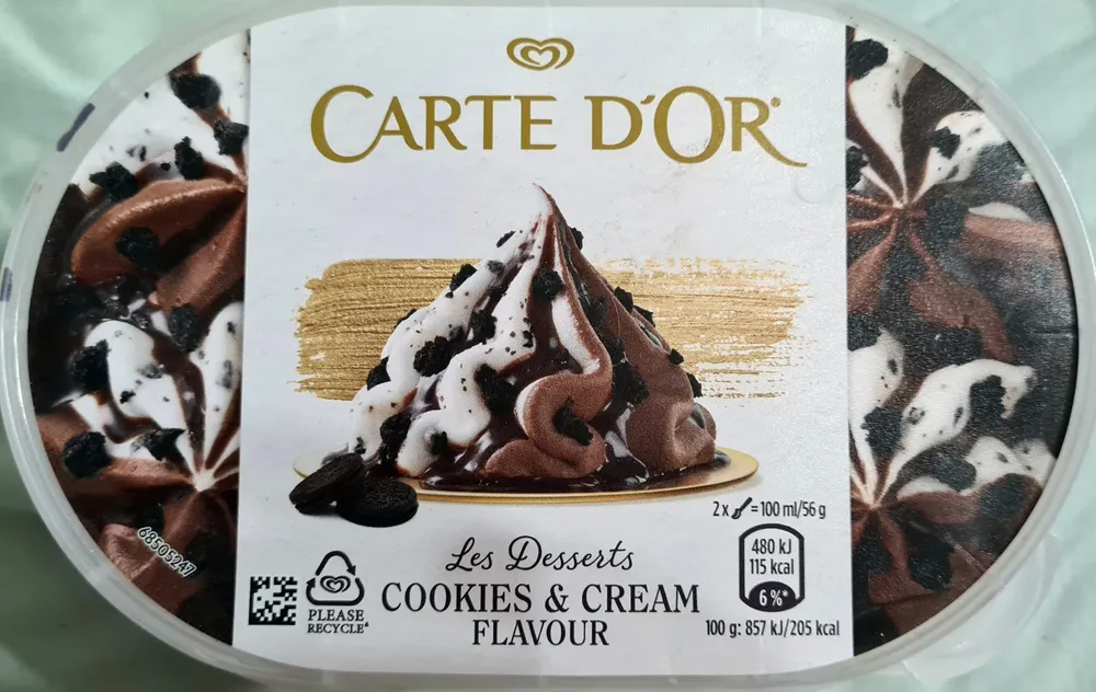 Carte D'Or Les Desserts Cookies and Cream