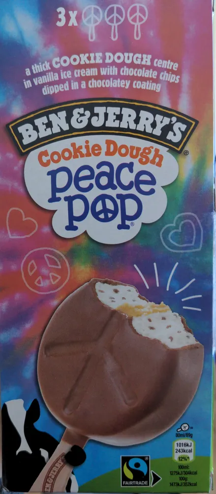 Cookie Dough Peace Pop