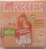Likkies strawberry cheesecake