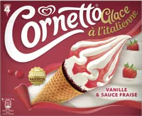 Glace à l'italienne Vanille & Fraise