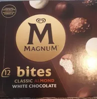 Magnum bites classic almond white chocolate