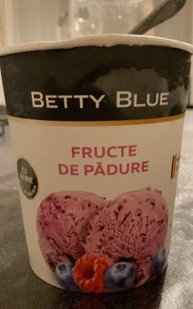 Betty blue mirtylle framboise Glace