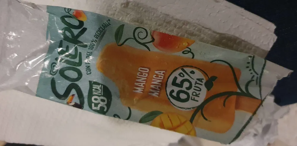 Solero 65% Fruta Mango