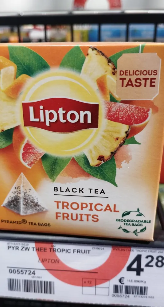 Black tea tropical fruit
