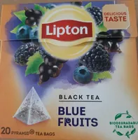 Black tea blue fruits