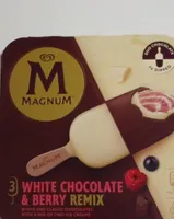 white chocolate and berry remix