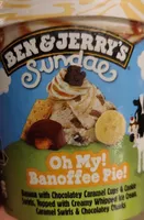 Ben & Jerry's Glace en Pot Banane & Caramel Sundae Banoffee Pie 427ml