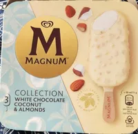 Magnum white chocolate coconut & almonds